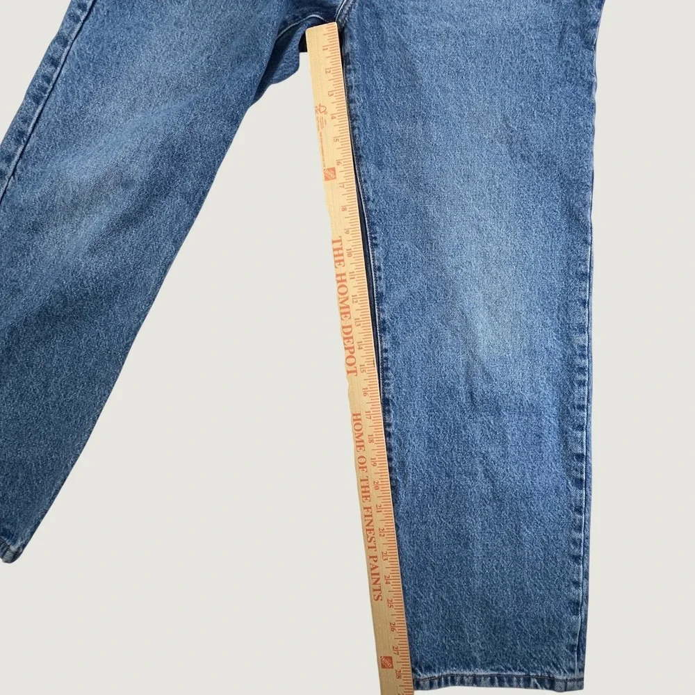Levis Premium 501 90s Jeans Mens Tag 31x30 (34x29) Blue Straight Leg Button Fly
